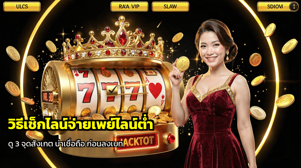 วิธีเช็กไลน์จ่ายเพย์ไลน์ต่ำ