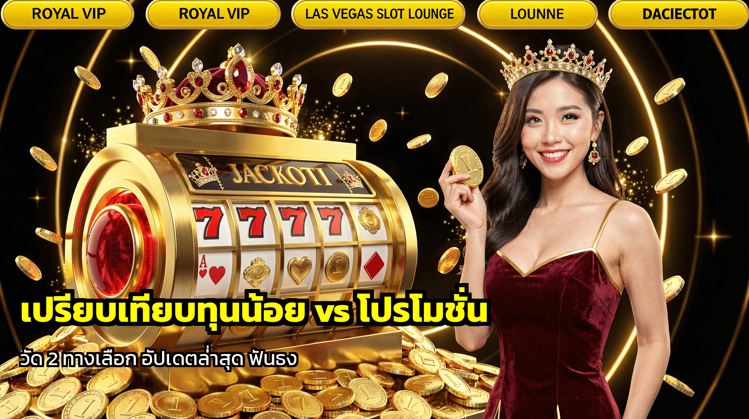 เปรียบเทียบทุนน้อย vs โปรโมชั่น